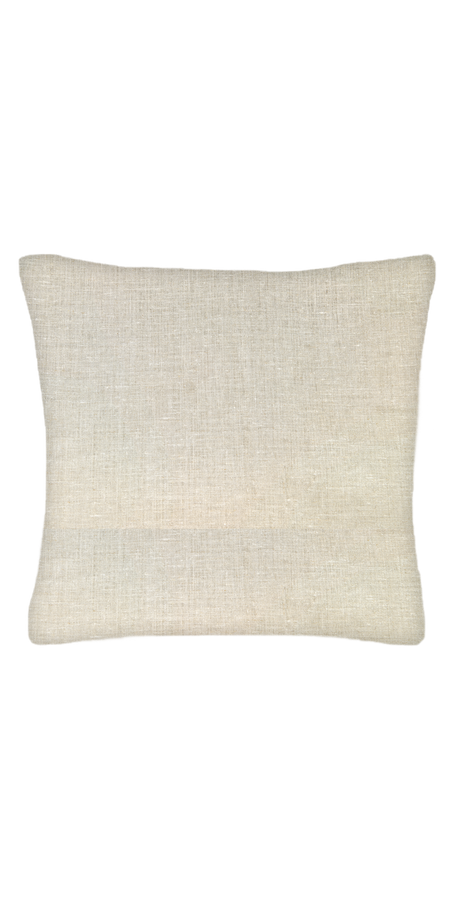 Custom Pillow - Square - Flax - Piping