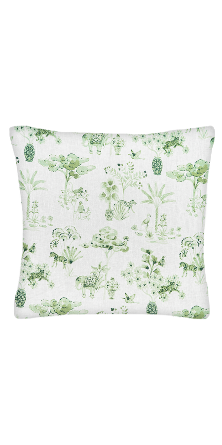 Custom Pillow - Square - Jungle Sage - Piping