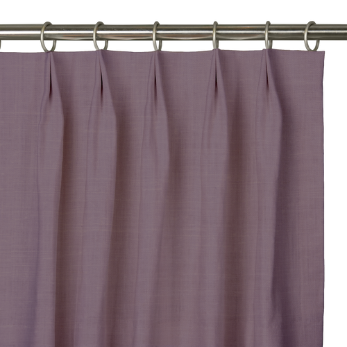 Custom Drape - Euro - Textured Lavendar - 24 " width x 102 " height