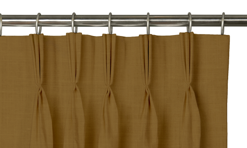 Custom Drape - Triple pinch - Moss - 67 1/2" width x 83 " height