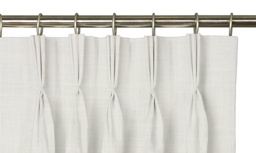 Custom Drape - Triple pinch - Porcelain Sheer - 30 7/8" width x 145 7/8" height