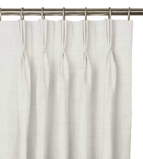 Custom Drape - Triple pinch - Porcelain Sheer - 57 1/2" width x 114 " height