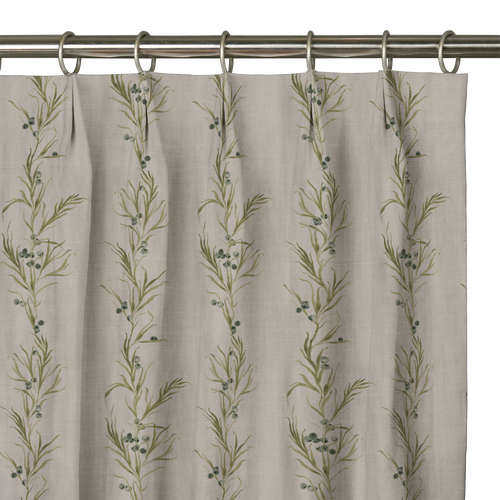 Custom Drape - Euro - Fern Linen - 20 3/4" width x 97 " height