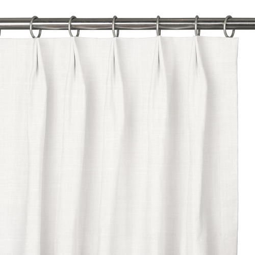 Custom Drape - Euro - Bright White - 5 " width x 11 " height