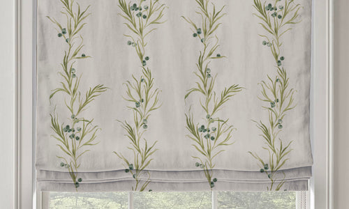 Custom Shade - Soft - Fern Linen - 29 " width x 37 " height