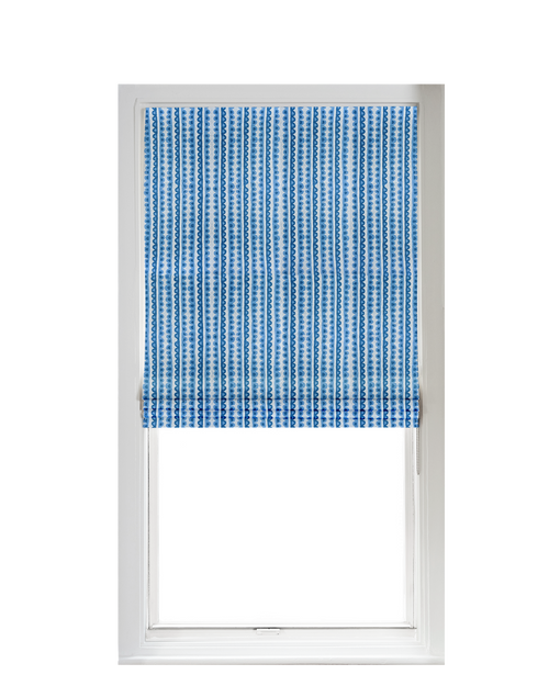 Custom Shade - Flat - Petunia Wave - 23 1/2" width x 34 3/4" height