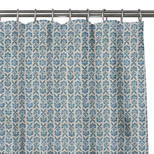 Custom Drape - Flat top - Hollyhock Oxford - 40 " width x 85 " height