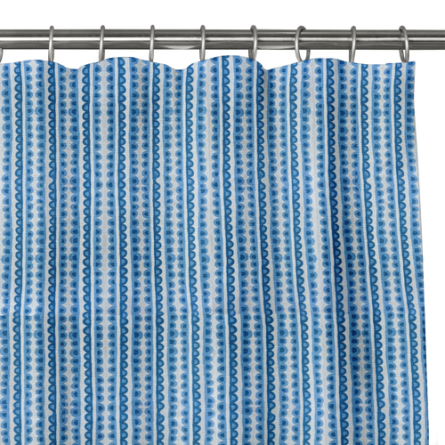 Custom Drape - Flat top - Petunia Wave - 65 " width x 94 " height
