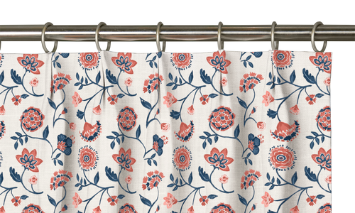 Custom Drape - Euro - Jacobean - 100 " width x 105 " height