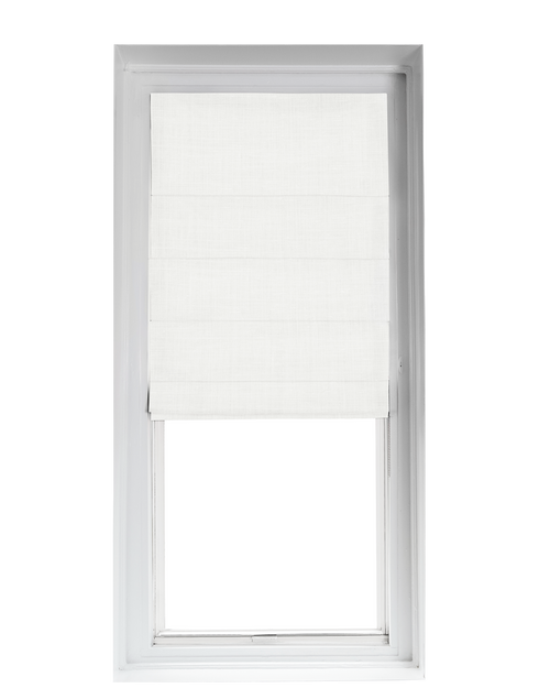 Custom Shade - Ribbed - Bright White - 15 " width x 10 " height