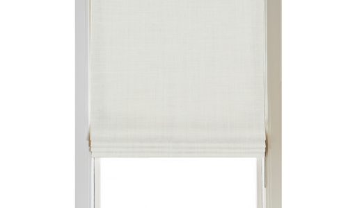 Custom Shade - Flat - Porcelain Sheer - 33 " width x 56 " height
