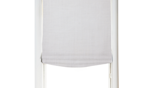 Custom Shade - Soft - Porcelain Mini Stripe Sheer - 57 5/8" width x 73 1/8" height