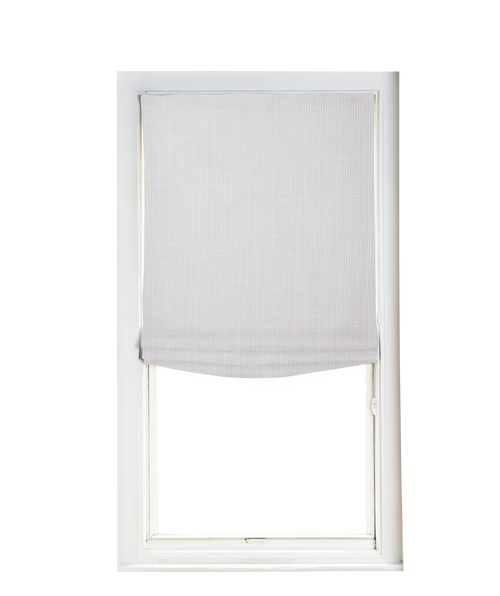 Custom Shade - Soft - Porcelain Mini Stripe Sheer - 39 3/4" width x 74 " height