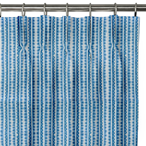 Custom Drape - Triple pinch - Petunia Wave - 55 " width x 86 " height