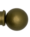 Custom Drapery Rod - Ball Finial - Champagne - 106"