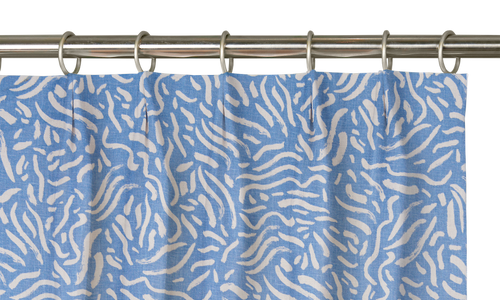 Custom Drape - Euro - Chagall Andaman - 36 " width x 102 " height