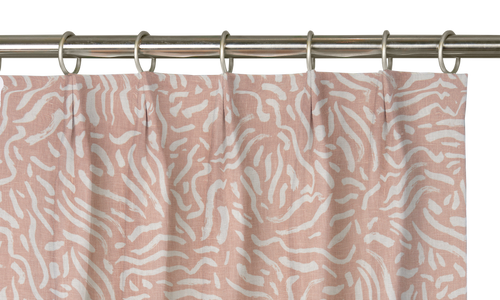 Custom Drape - Euro - Chagall Rose - 8 " width x 9 " height