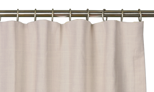 Custom Drape - Flat top - Mushroom Sheer - 27 " width x 95 " height