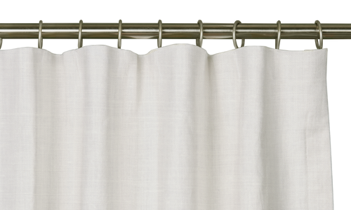 Custom Drape - Flat top - Porcelain Sheer - 63 " width x 94 " height