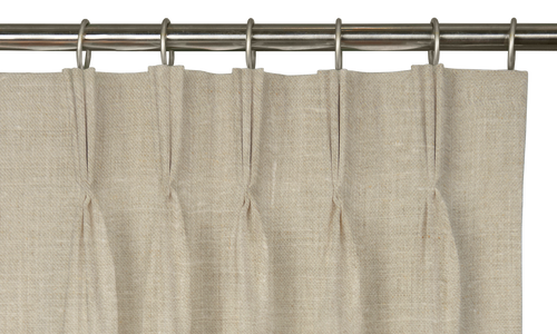 Custom Drape - Triple pinch - Flax - 42 5/8" width x 101 1/2" height