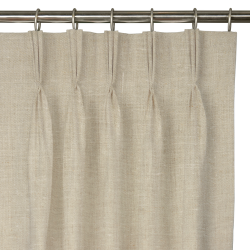 Custom Drape - Triple pinch - Flax - 49 " width x 92 " height