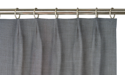 Custom Drape - Euro - Fog - 39 " width x 96 " height