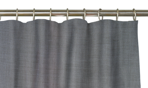 Custom Drape - Flat top - Fog - 27 1/4" width x 26 " height