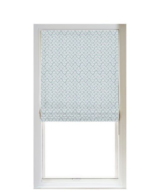 Custom Shade - Flat - Jaipur Sky - 31 1/4" width x 37 1/4" height