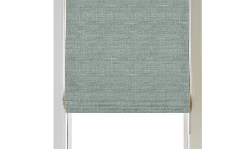 Custom Shade - Flat - Textured Mint - 30 " width x 40 " height