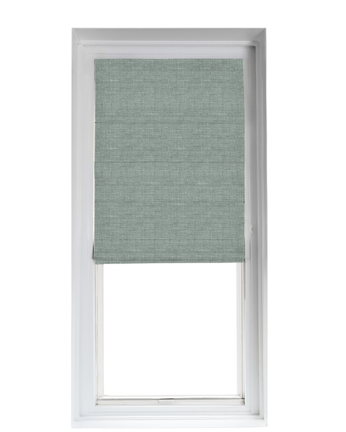 Custom Shade - Ribbed - Textured Mint - 15 " width x 10 " height