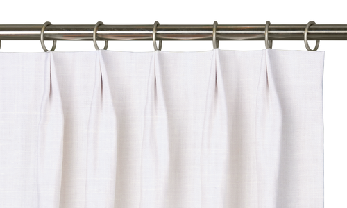 Custom Drape - Euro - Soft Snow - 32 1/2" width x 90 " height