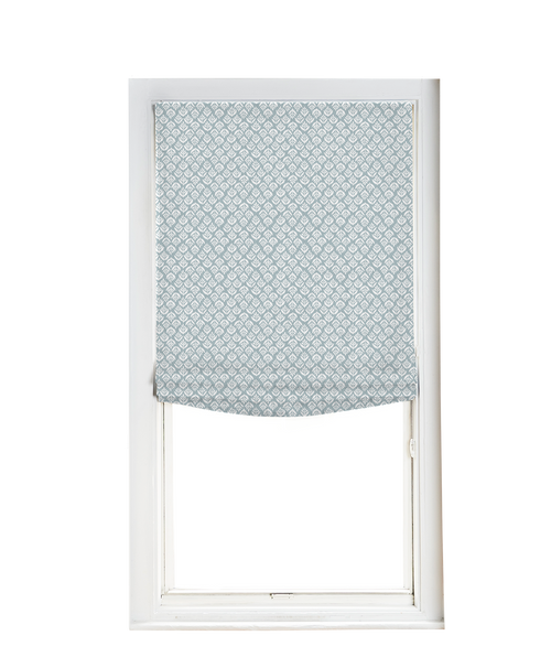 Custom Shade - Soft - Jaipur Sky - 22 1/4" width x 44 1/2" height