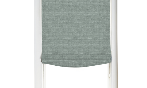 Custom Shade - Soft - Textured Mint - 30 1/4" width x 55 1/2" height
