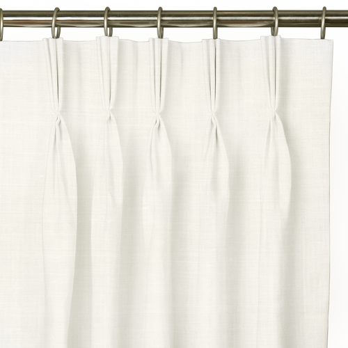 Custom Drape - Triple pinch - Ivory - 58 " width x 95 " height