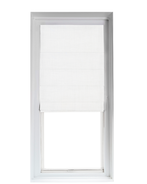 Custom Shade - Ribbed - Soft Snow - 15 " width x 10 " height