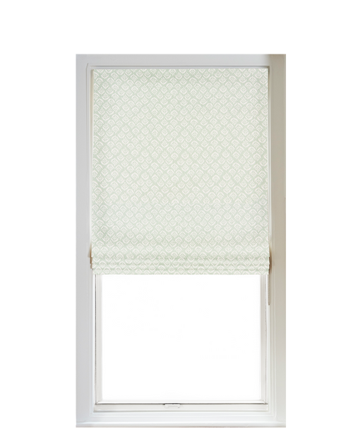Custom Shade - Flat - Jaipur Mint - 29 " width x 55 1/4" height