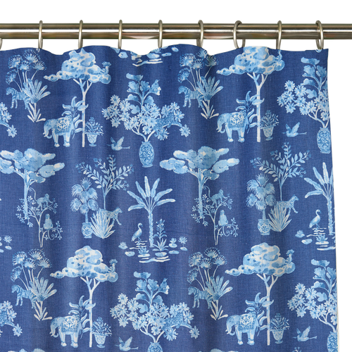 Custom Drape - Flat top - Jungle Midnight - 42 1/2" width x 78 " height
