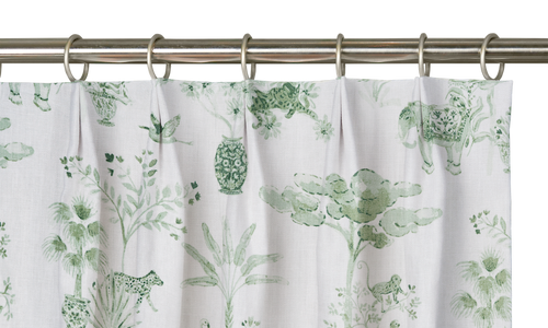 Custom Drape - Euro - Jungle Sage - 5 " width x 10 " height
