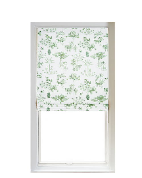 Custom Shade - Flat - Jungle Sage - 32 " width x 57 " height