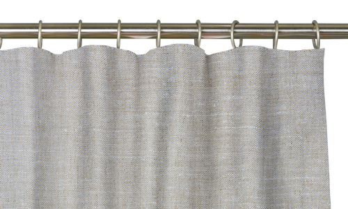 Custom Drape - Flat top - Oatmeal - 10 " width x 9 " height