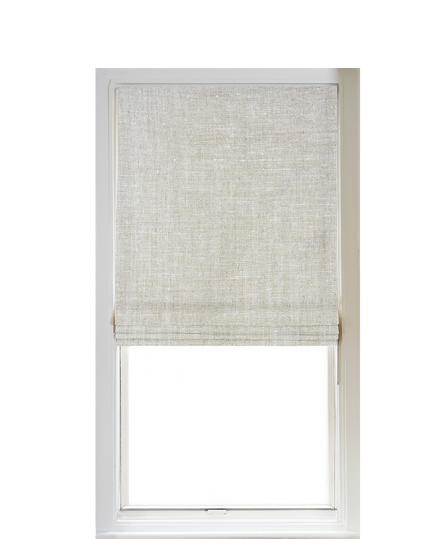 Custom Shade - Flat - Oatmeal - 35 " width x 71 1/4" height