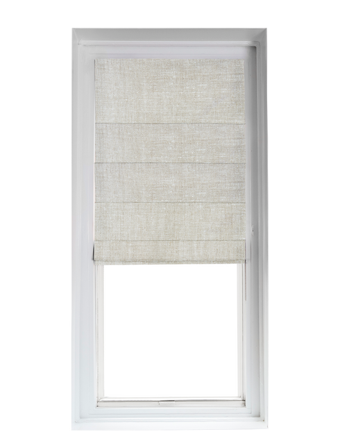 Custom Shade - Ribbed - Oatmeal - 35 1/2" width x 69 1/4" height
