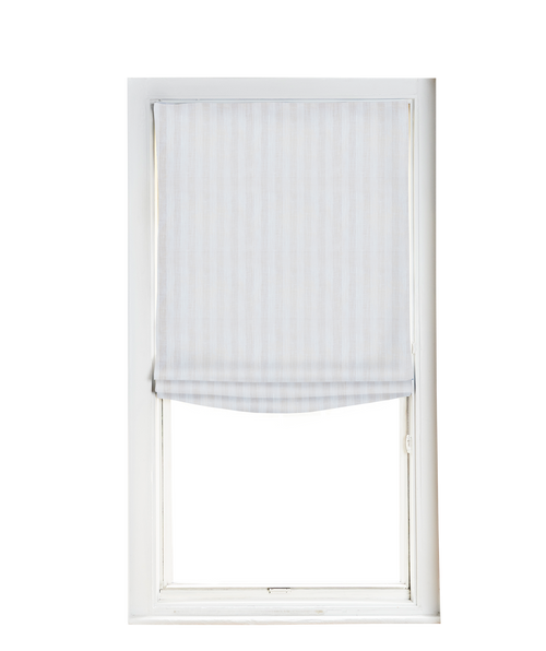 Custom Shade - Soft - Striped Oyster - 38 " width x 59 " height
