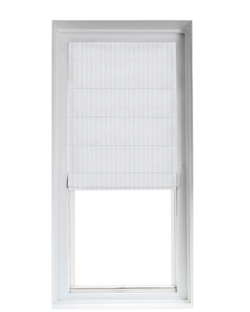 Custom Shade - Ribbed - Striped Oyster - 36 " width x 36 " height
