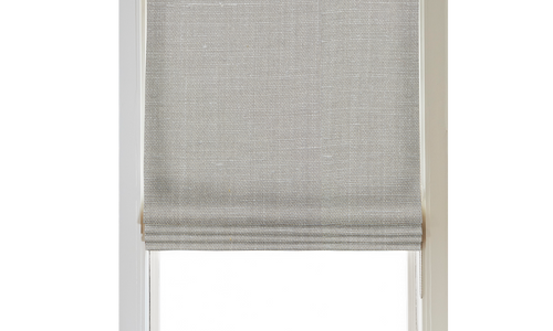 Custom Shade - Flat - Textured Grey - 30 3/4" width x 56 1/2" height