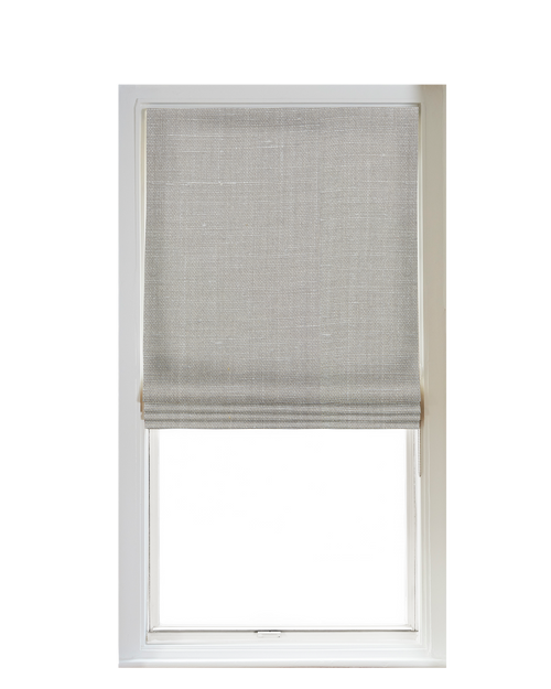 Custom Shade - Flat - Textured Grey - 30 1/4" width x 67 " height