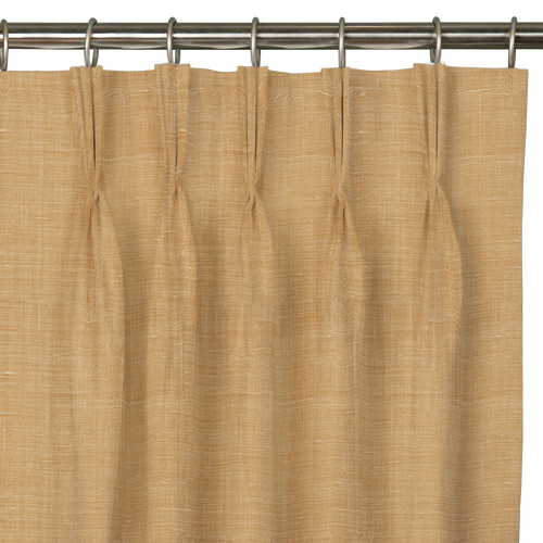 Custom Drape - Triple pinch - Textured Marigold - 5 " width x 9 " height