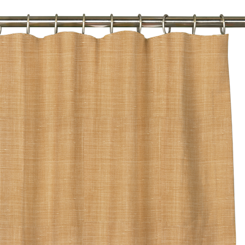Custom Drape - Flat top - Textured Marigold - 5 " width x 130 " height