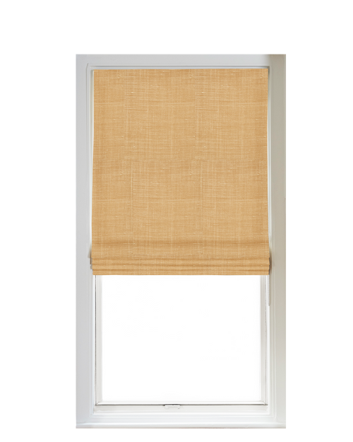 Custom Shade - Flat - Textured Marigold - 30 " width x 51 3/4" height