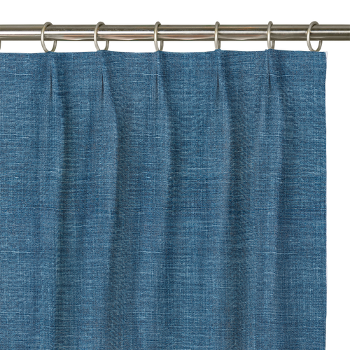 Custom Drape - Euro - Textured Navy - 49 " width x 92 " height